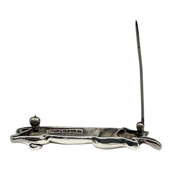 Tiffany & Co. Sterling Silver Cat Brooch Pin - 925 Silver - Picture 11 of 16